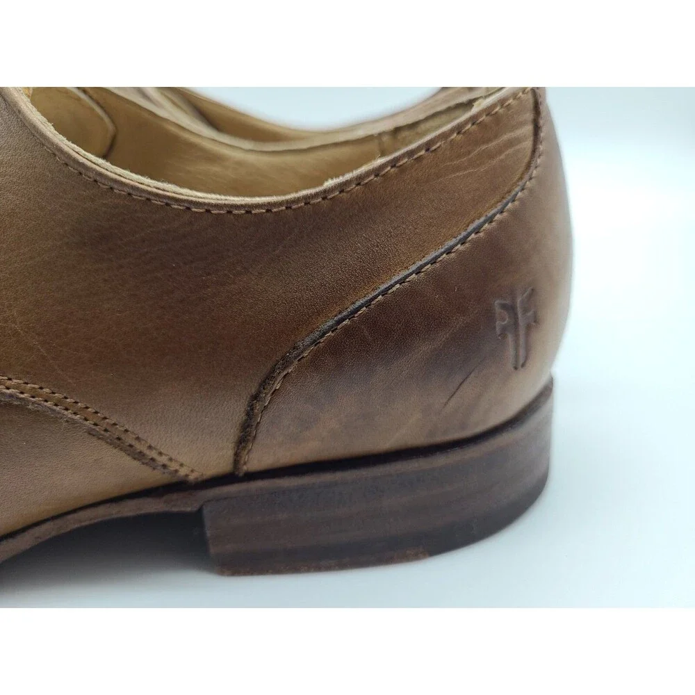 FRYE Bowery Men’s Dress Shoe Size 10B Oxford Cap Toe Brown
